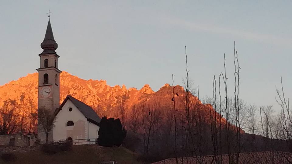 Chiesa dei Santi Vittore e Corona a Tonadico. Ph Luciana Bettega